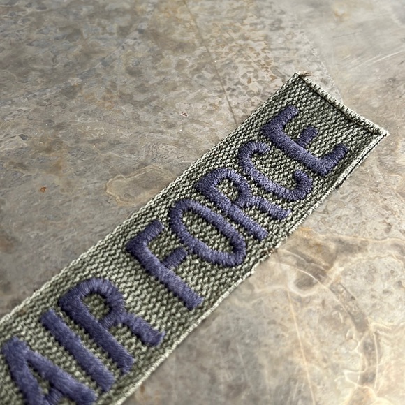 U.S. AIR FORCE embroidered tape patch - Vintage - Picture 4 of 10